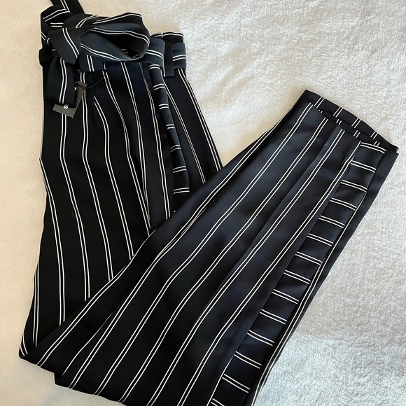 Express Pants - STRIPPED DRESS PANTS